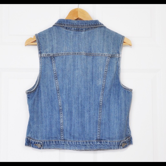Denim Vest women’s Sz L - Picture 2 of 5